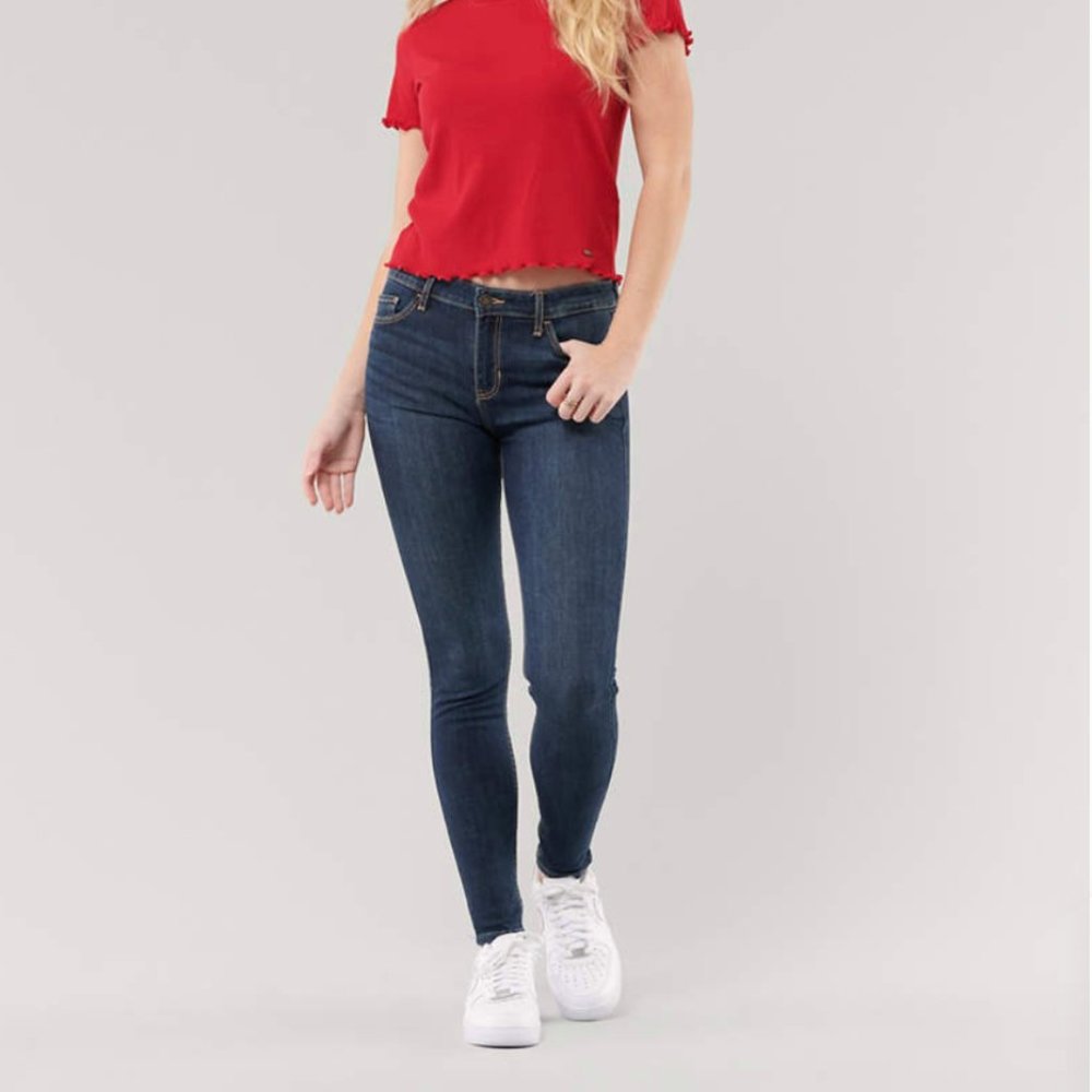 Hollister Blue Skinny Jeans * Size 0R*